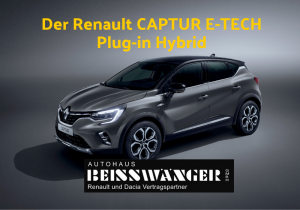 Der Renault CAPTUR E-TECH Plug-in Hybrid