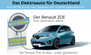 ZOE - Das Elektroauto für Deutschland